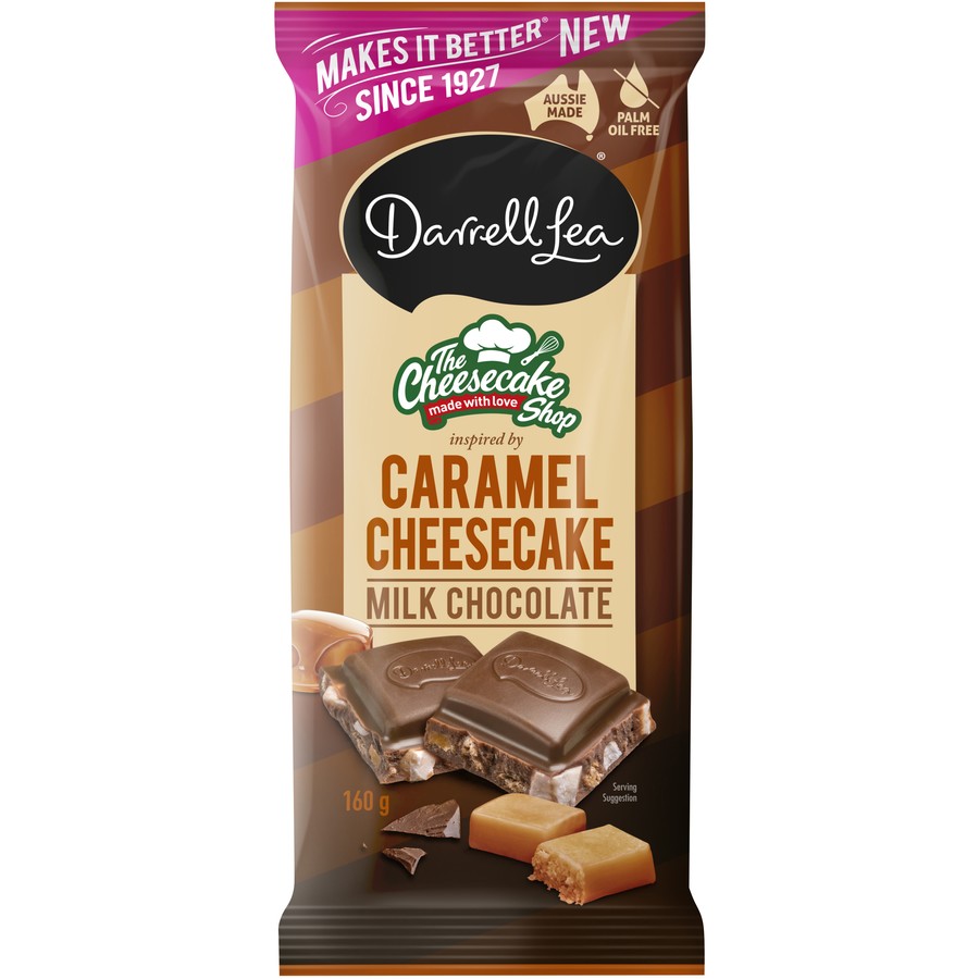 Darrell Lea Caramel Cheesecake 160g 10% off