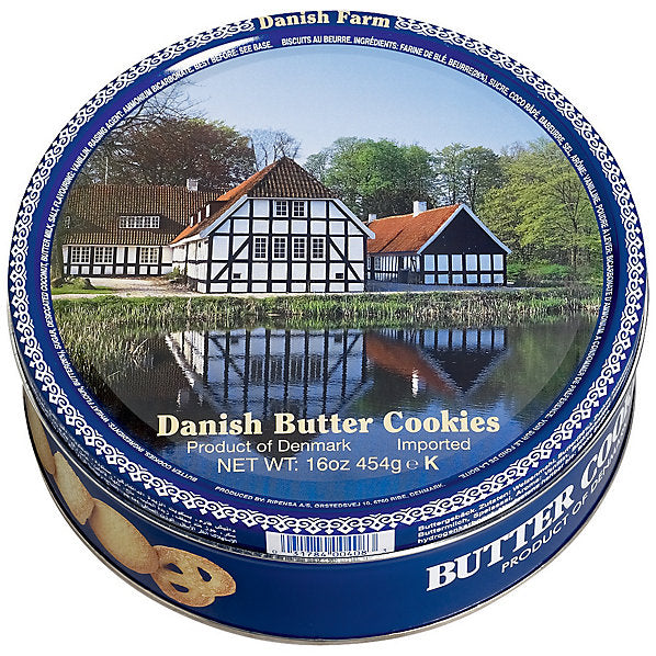Danish butter rich viking butter biscuits, 454g tin