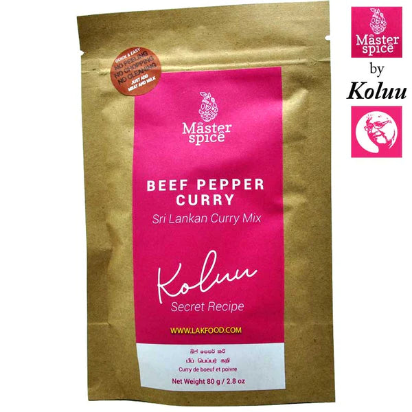 Beef Pepper Curry Mix 80g - Master Spices