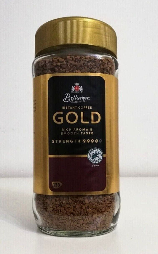 Bellarom Instant Coffee Gold Rich Aroma & Smooth Taste Freeze Dried Vegan 200g