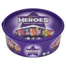 Cadbury Heroes Chocolate Tub 600G