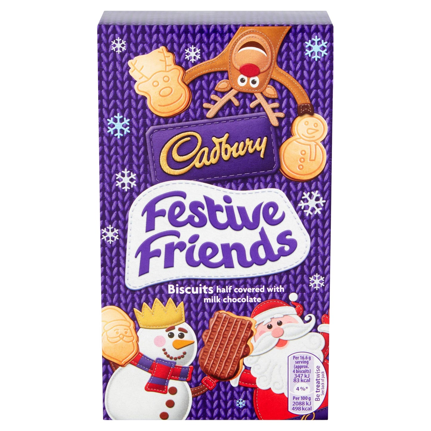 Cadbury Festive Friends Chocolate Biscuits 150g