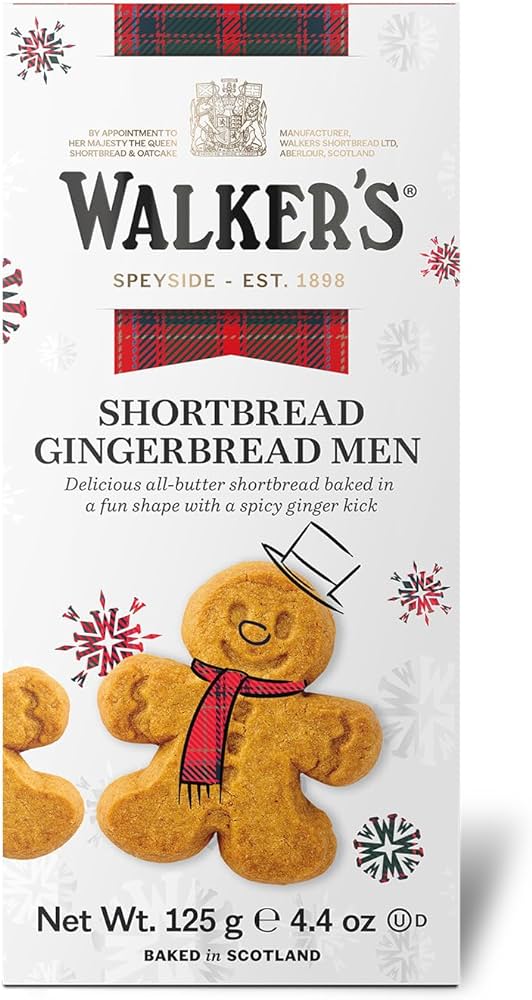 Walker's Festive Shortbread Gingerbread Men 125g