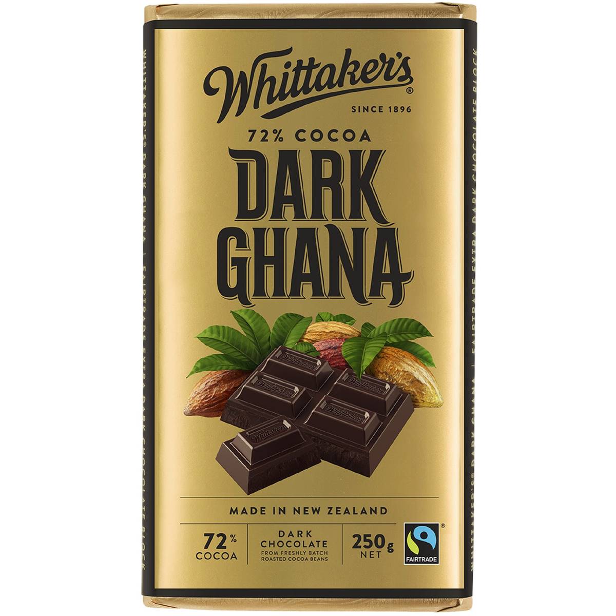 Whittaker's Block Dark Ghana 250G